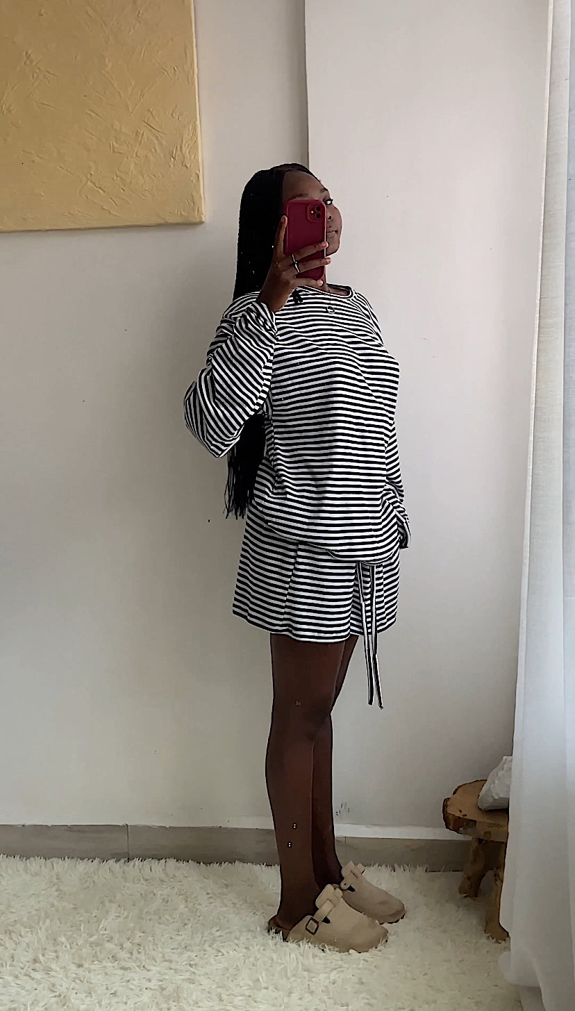 Lounge Stripe Shorts