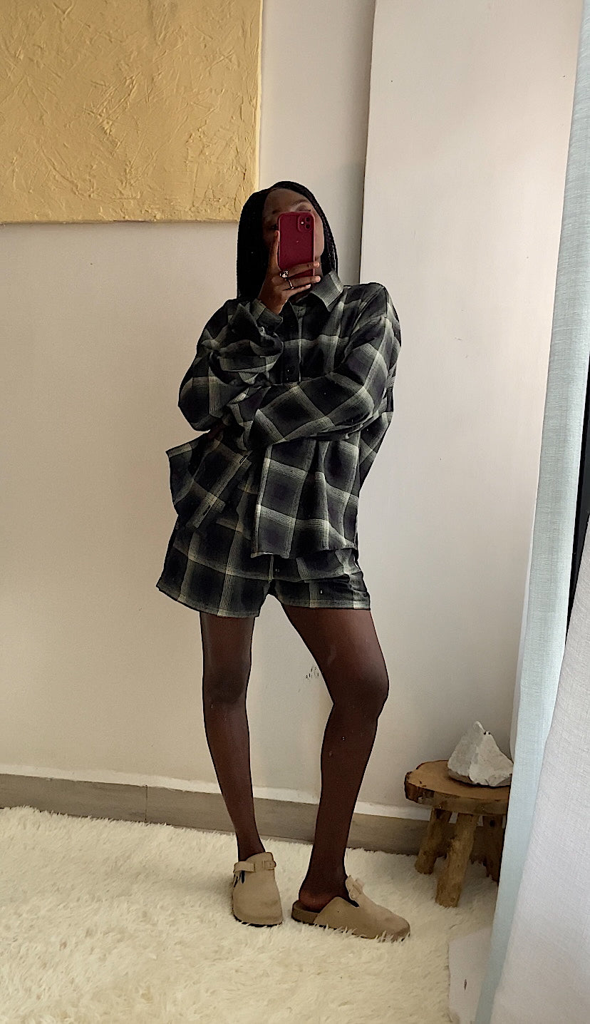 Forest Plaid Shorts