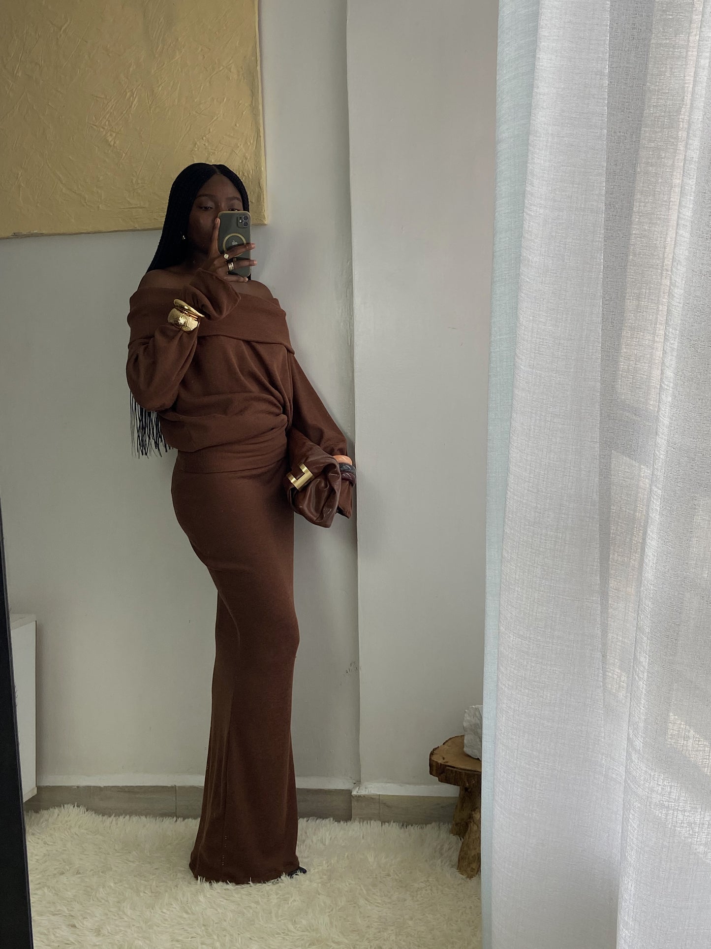 Soft-Fold Maxi Skirt