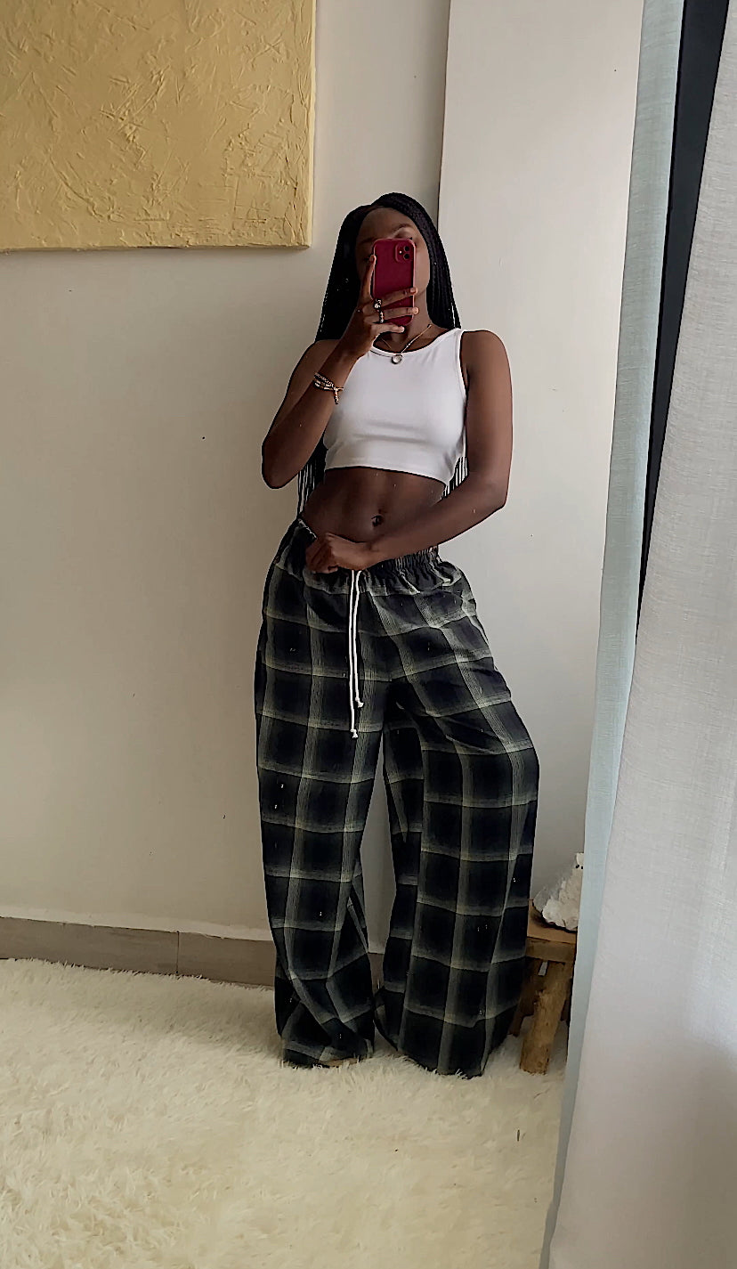 Forest Plaid Pants