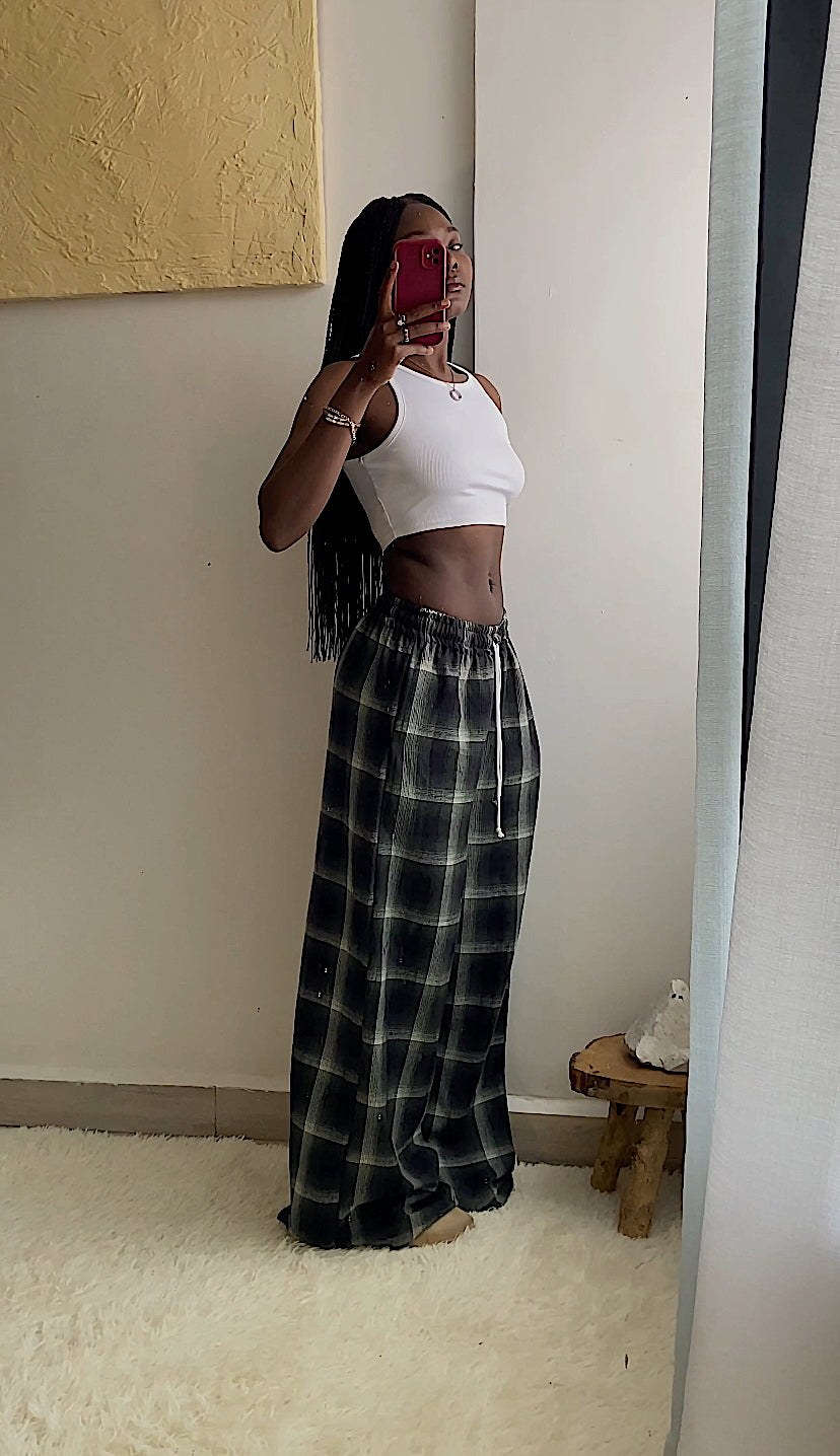Forest Plaid Pants