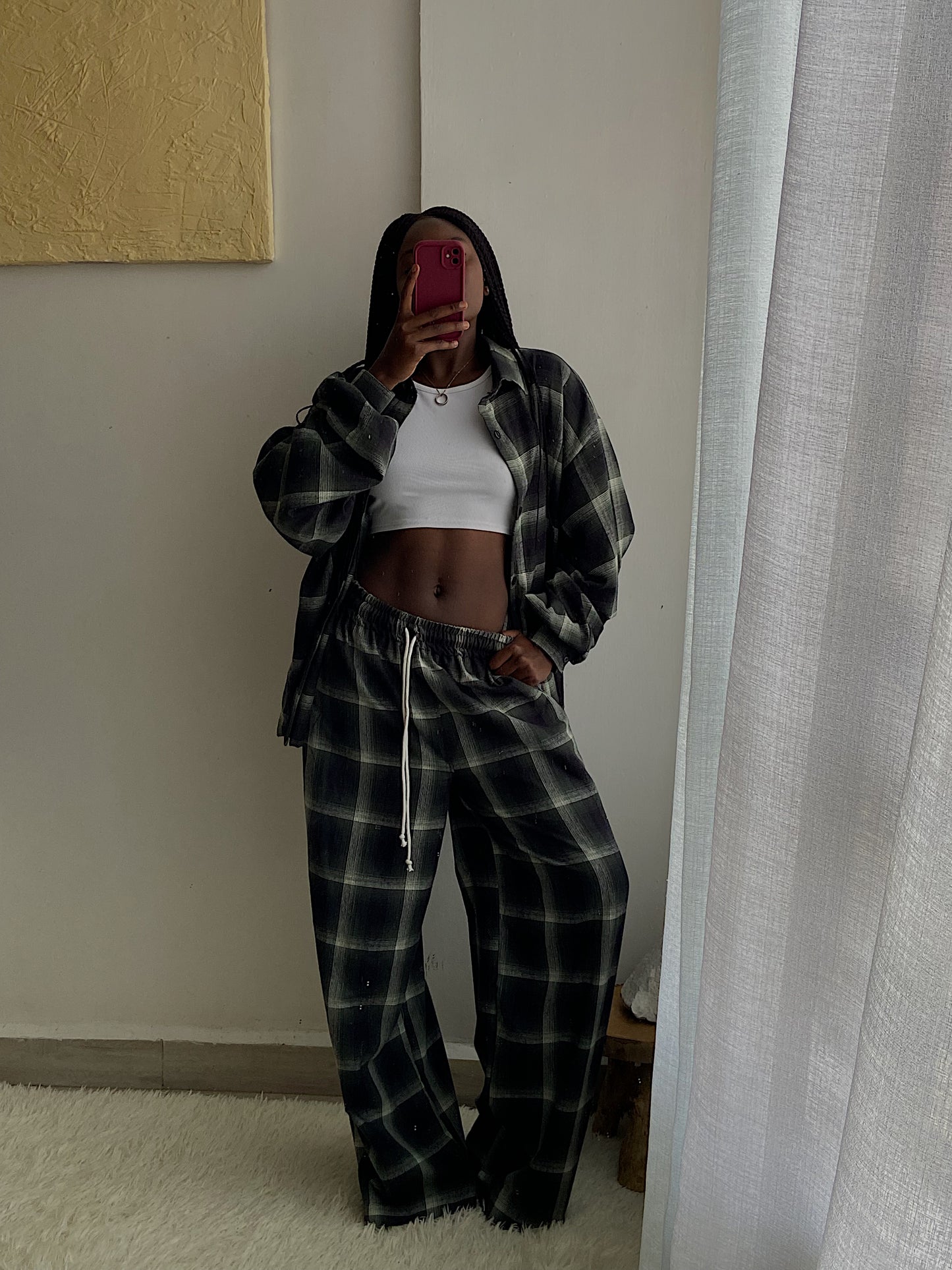 Forest Plaid Pants