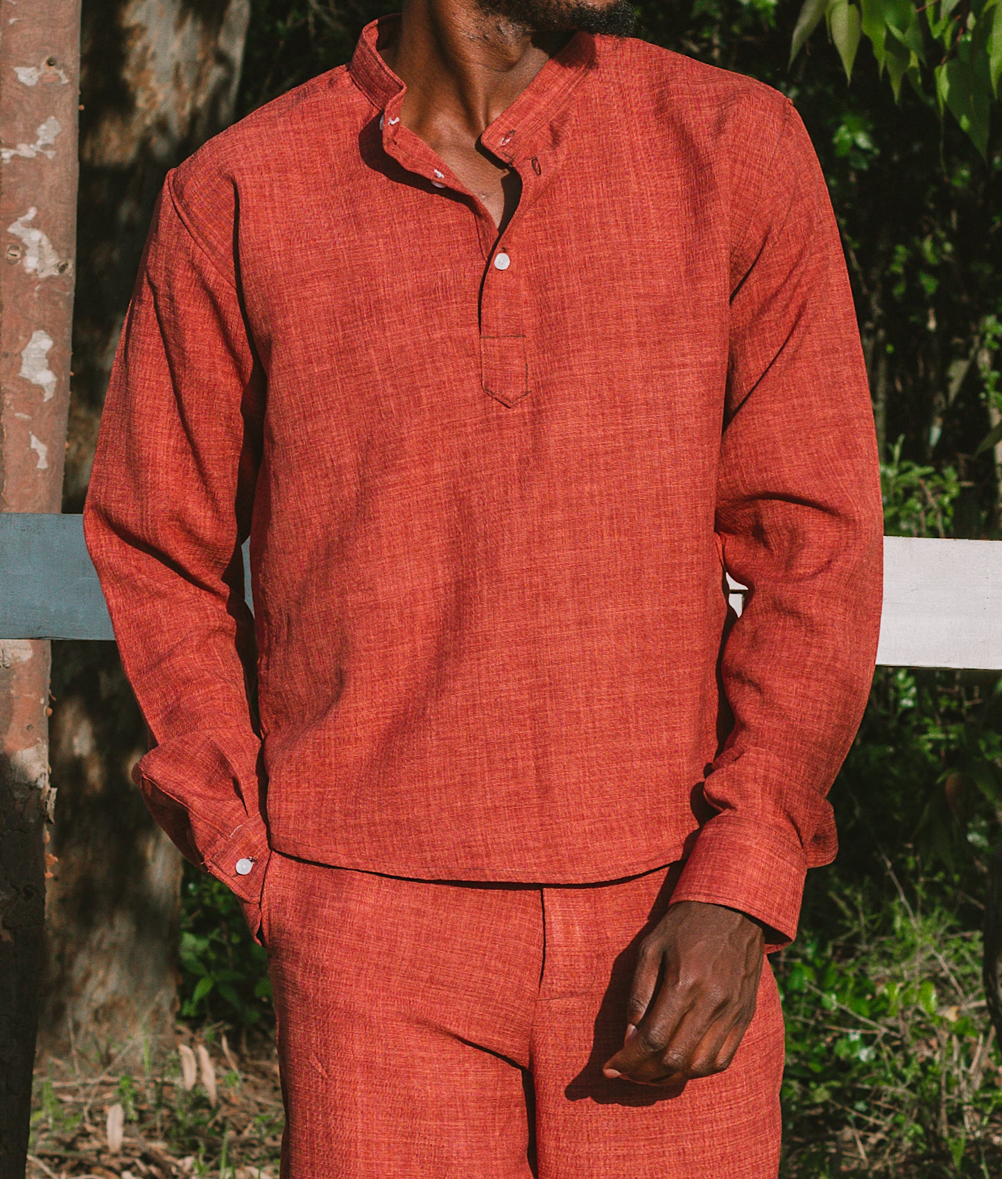 Dust Rose Linen Shirt