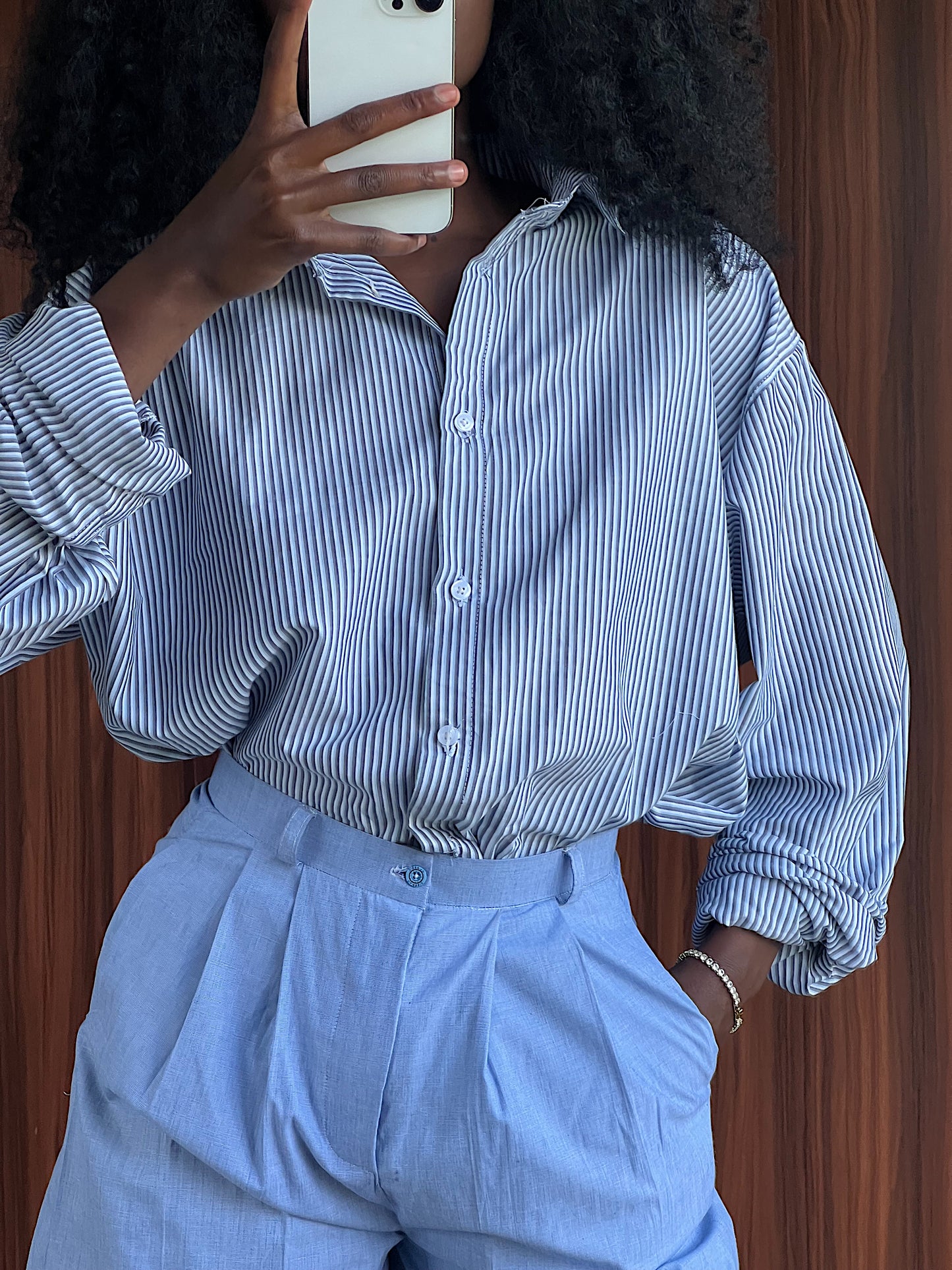 The boyfriend shorts - Blue