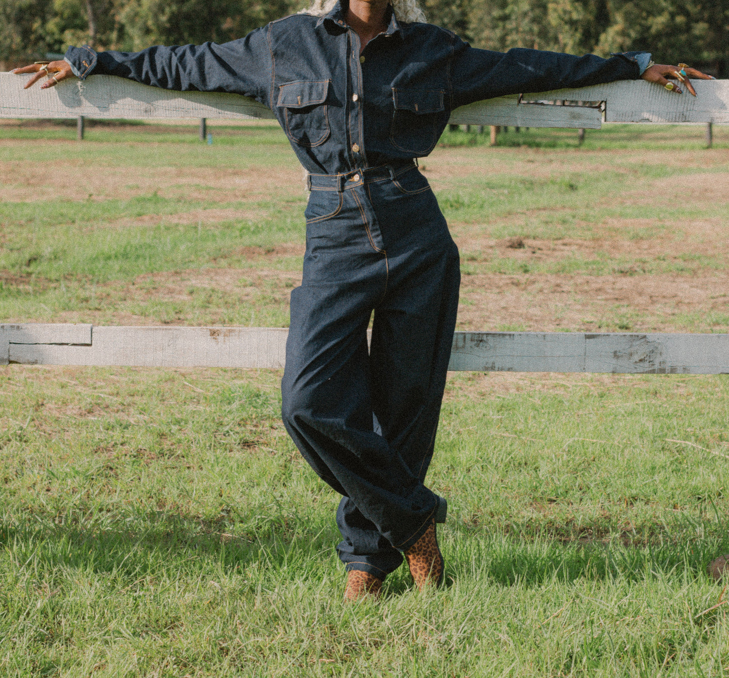 Utility Denim Pants