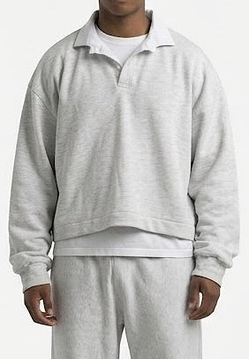 Essential draft collar sweatshirt