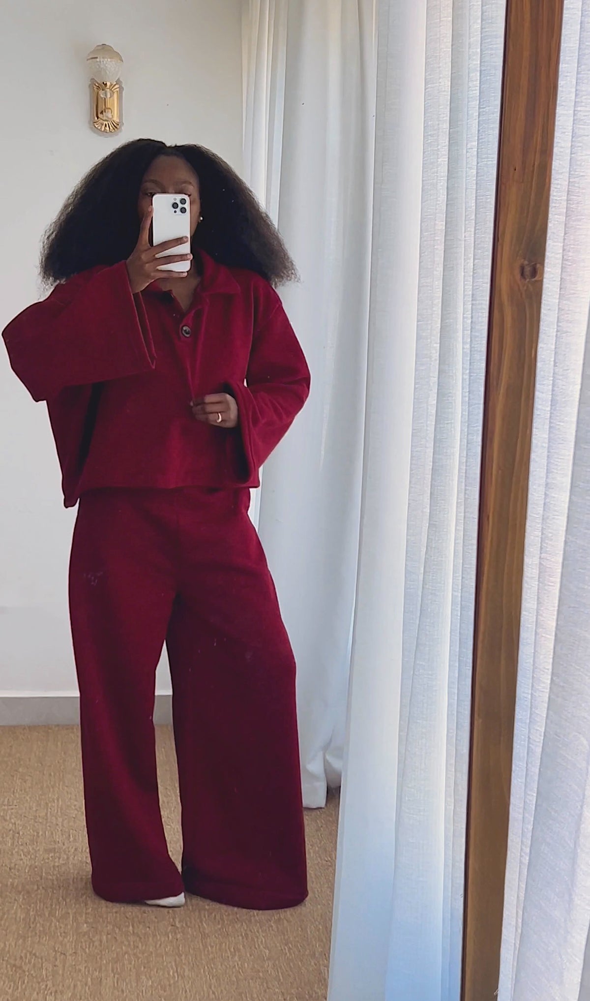 Burgundy- Sweater