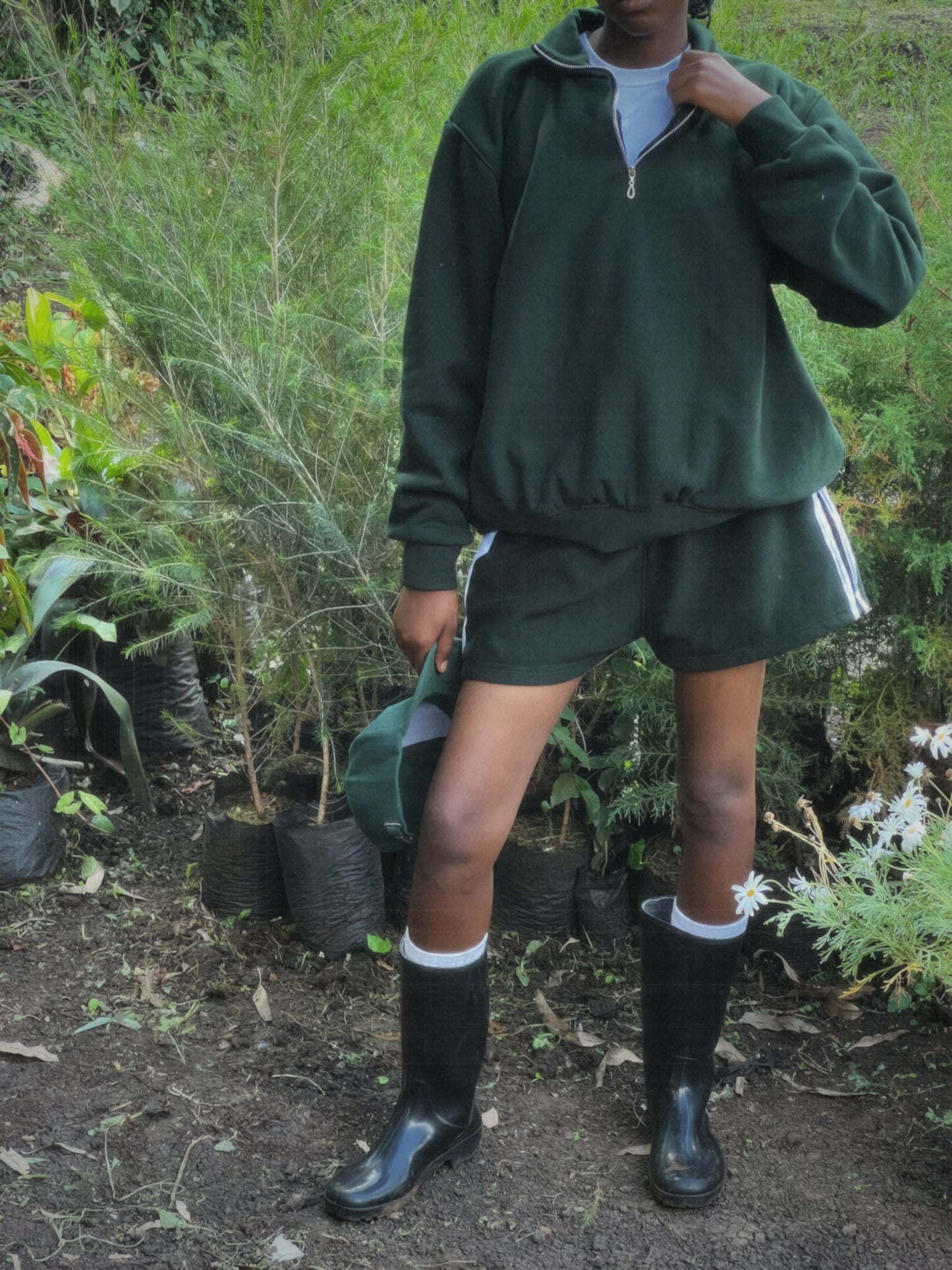 Forest Green Quarter Zip