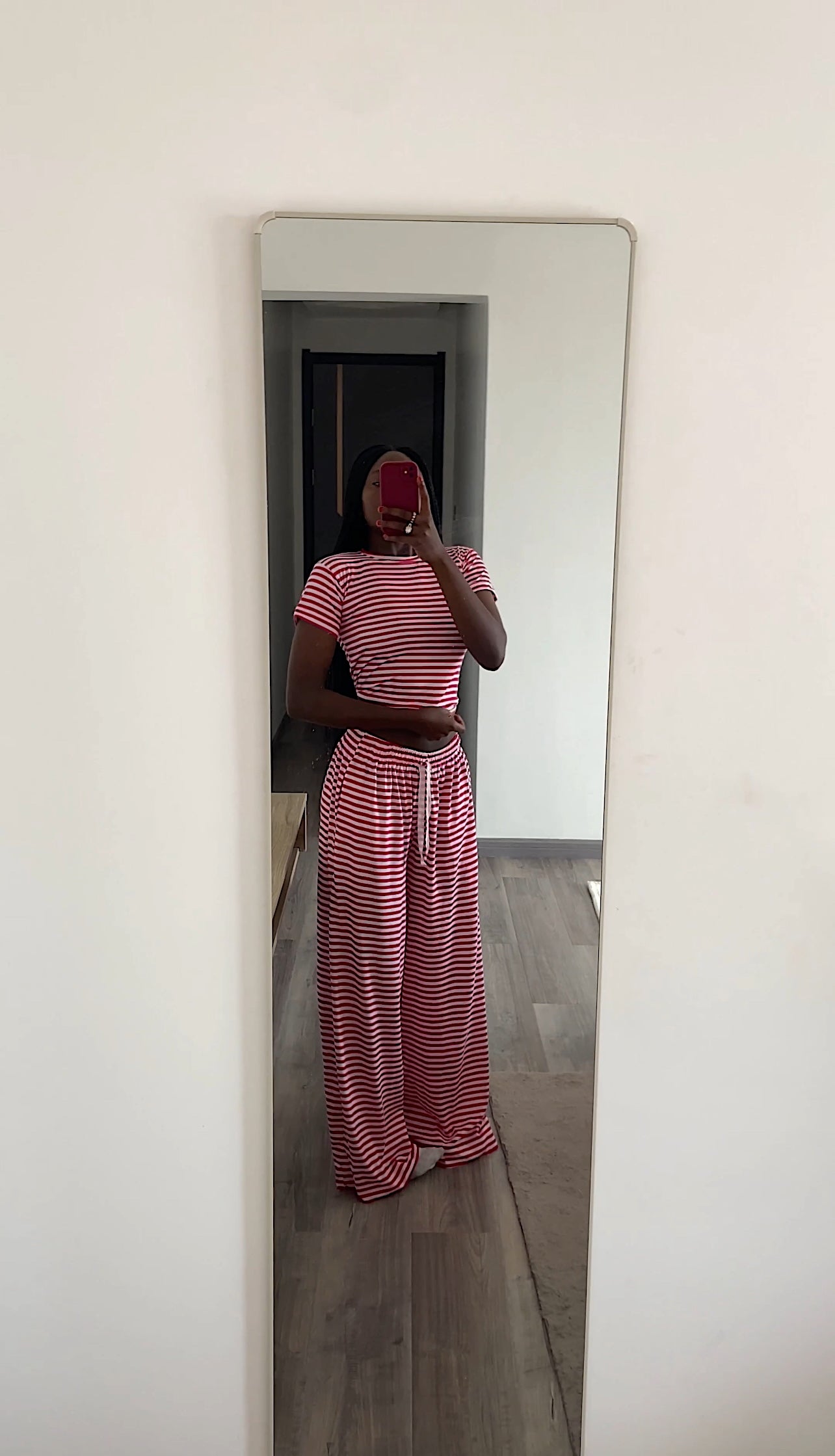 Pink Lounge Stripe Pants