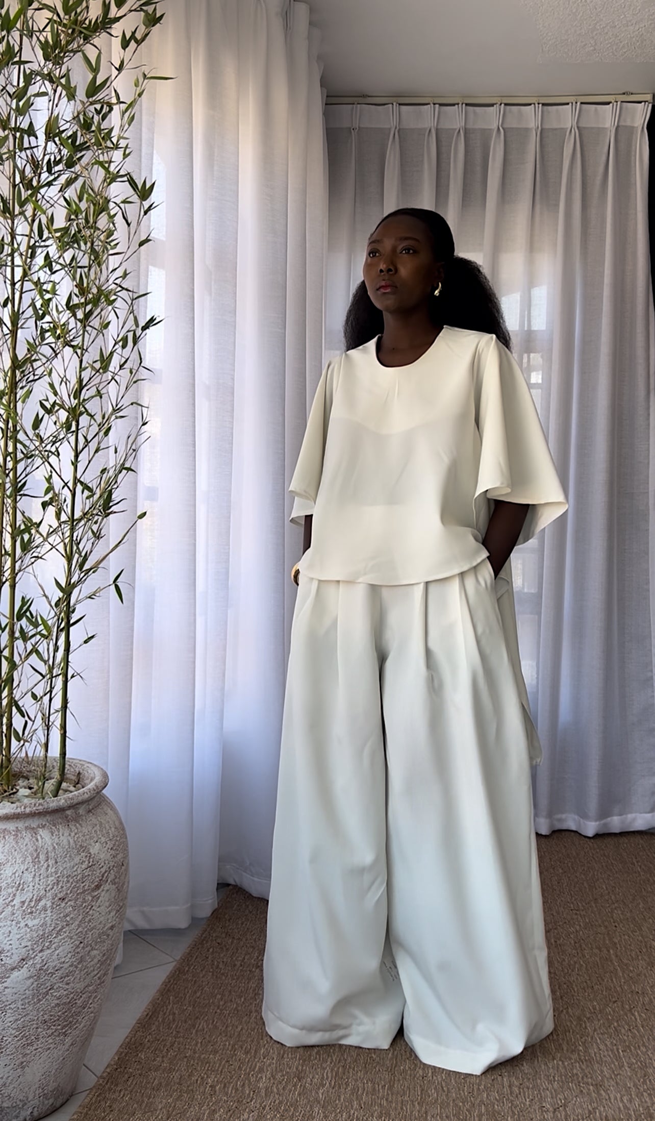 Cream White Viva Top