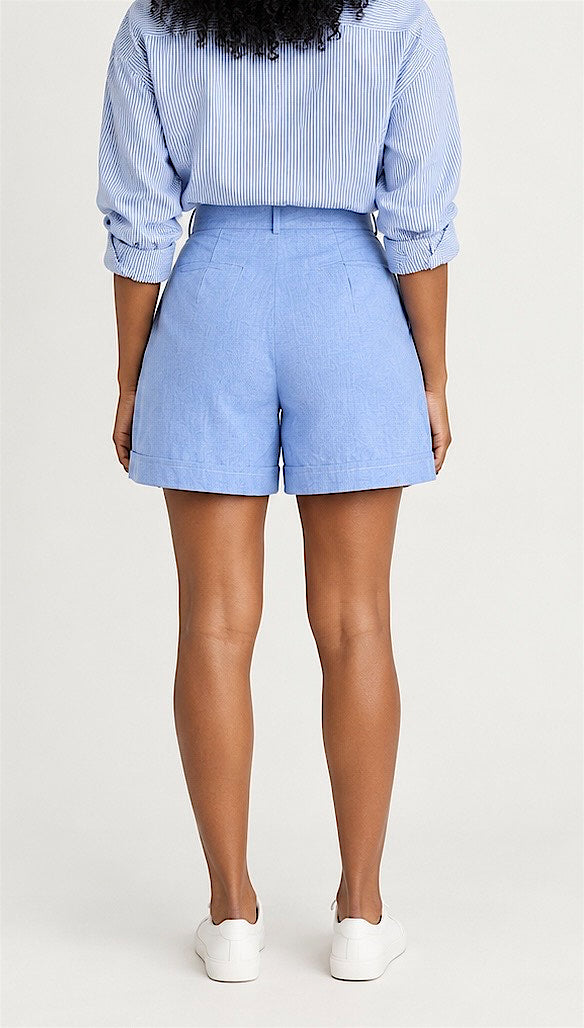 The boyfriend shorts - Blue