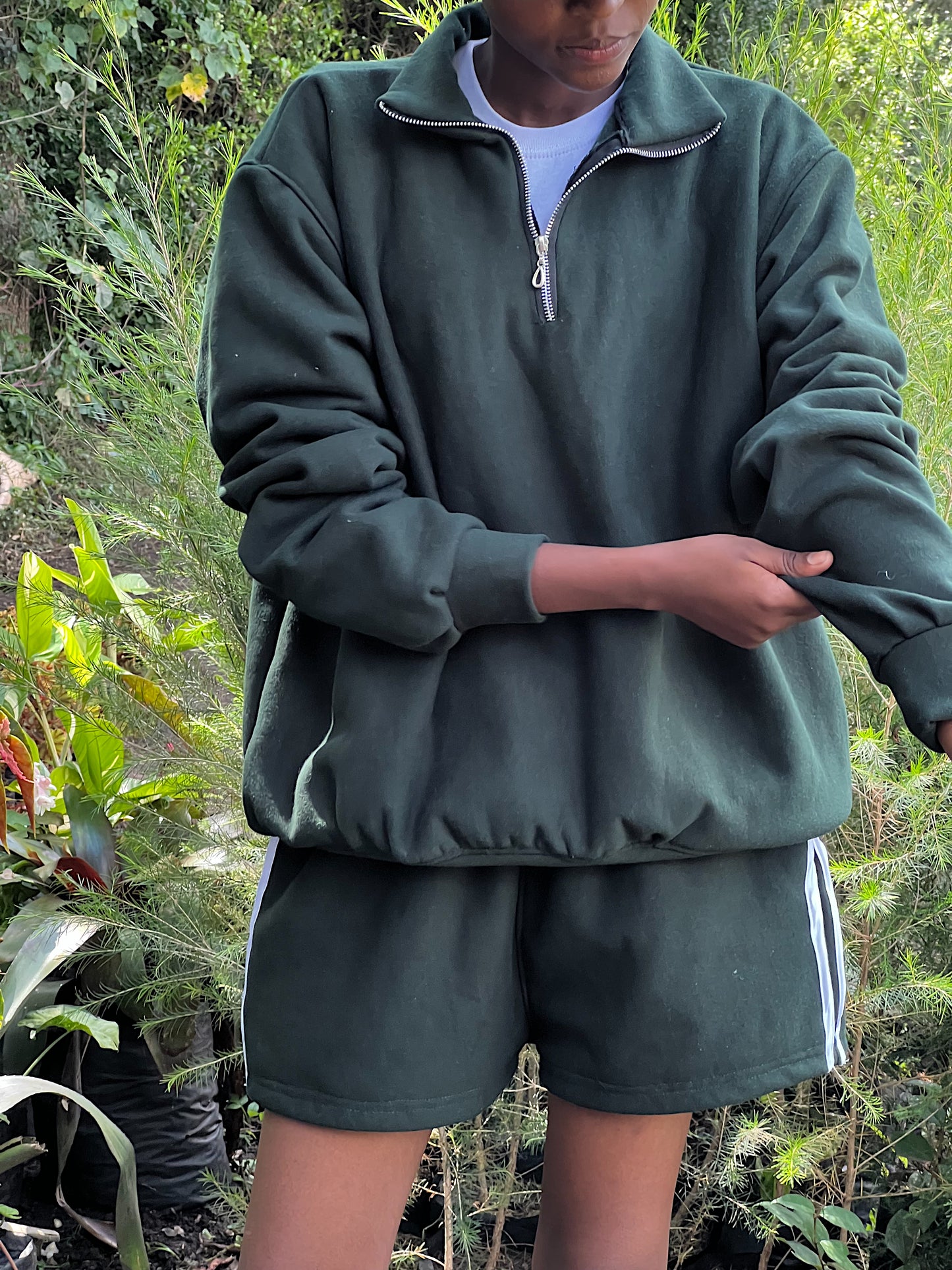 Forest Green Quarter Zip