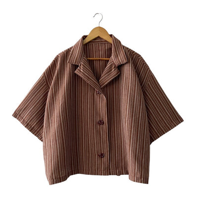 Brown Stripped Shirt