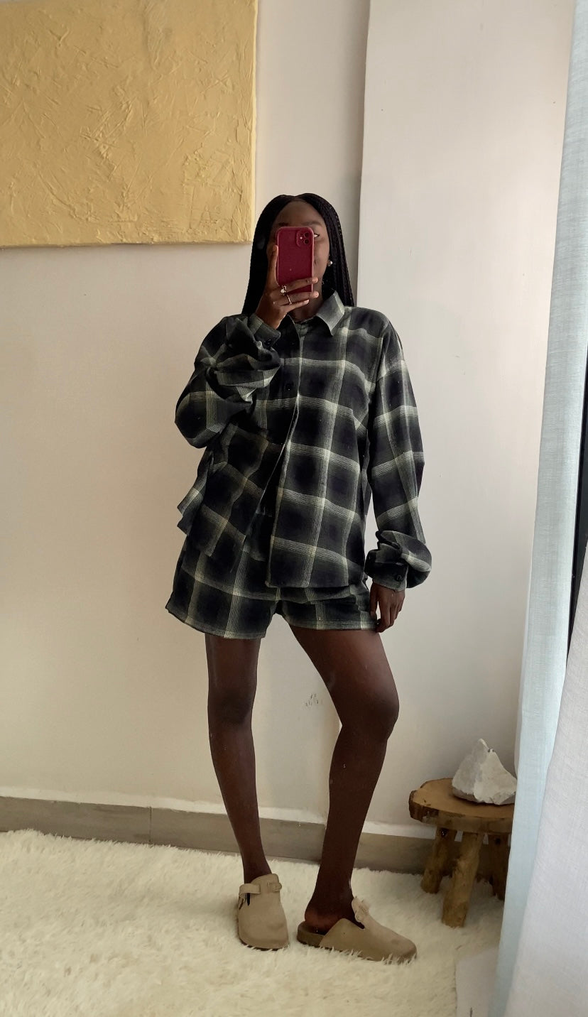Forest Plaid Shorts