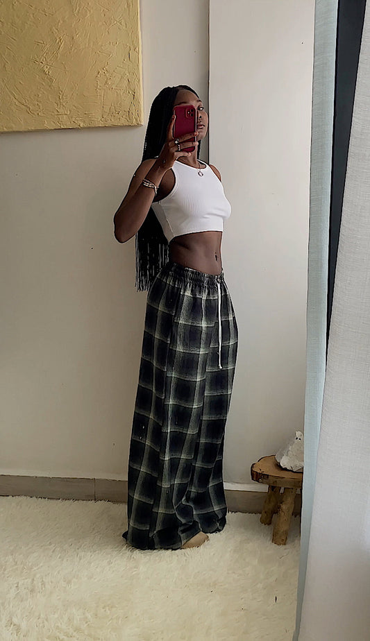 Forest Plaid Pants