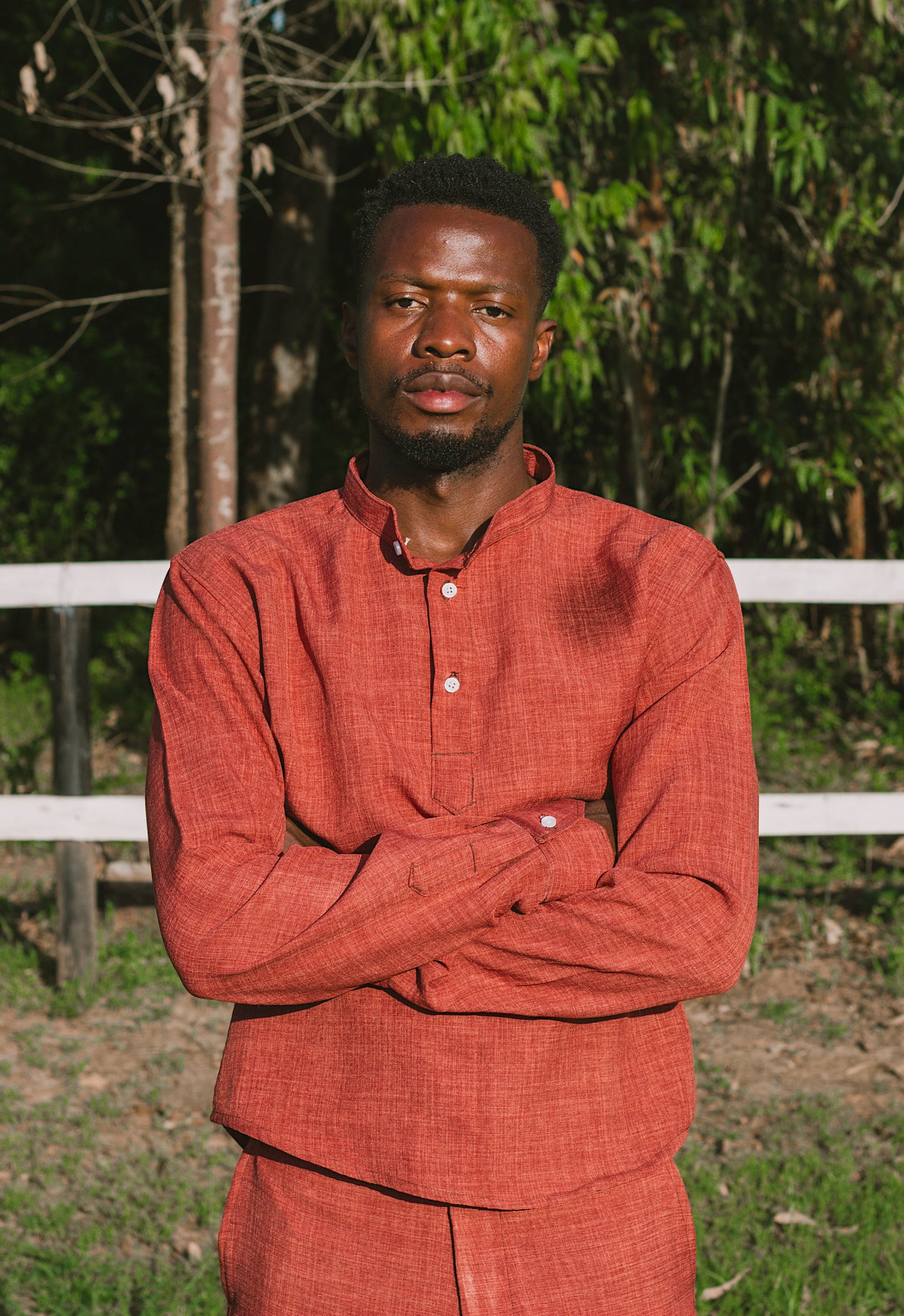 Dust Rose Linen Shirt