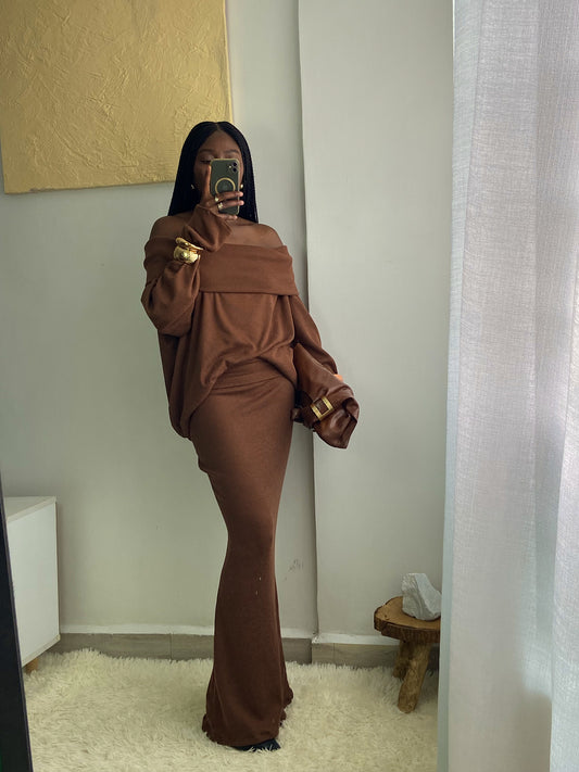 Soft-Fold Maxi Skirt