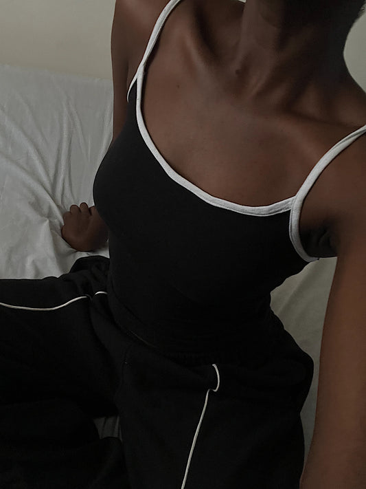 Streamline Black Tank Top