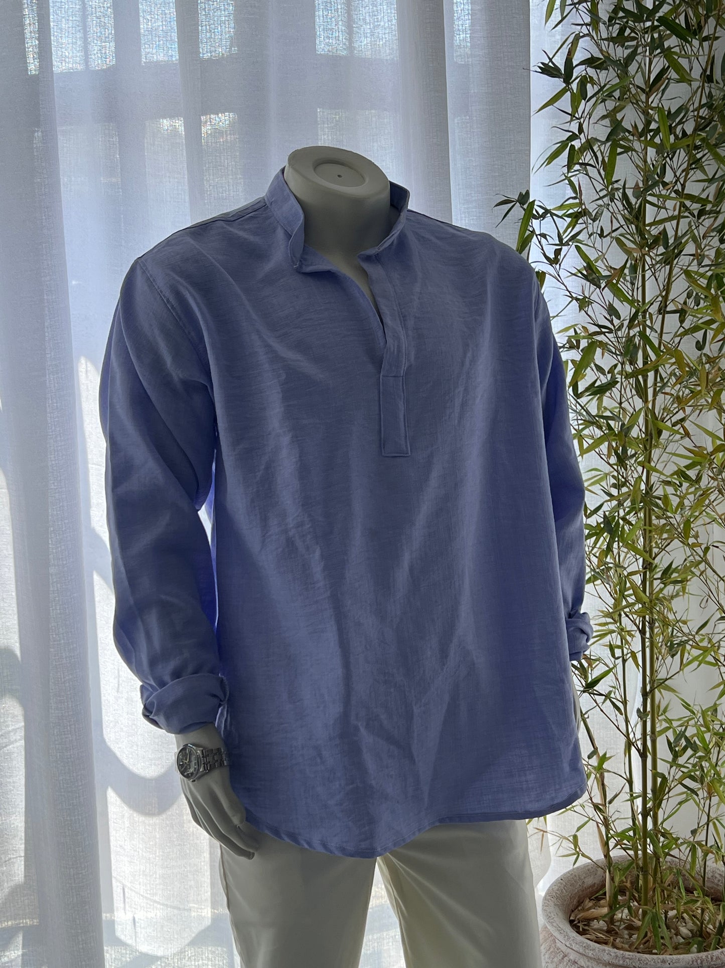 Nomad linen shirt - Light Blue