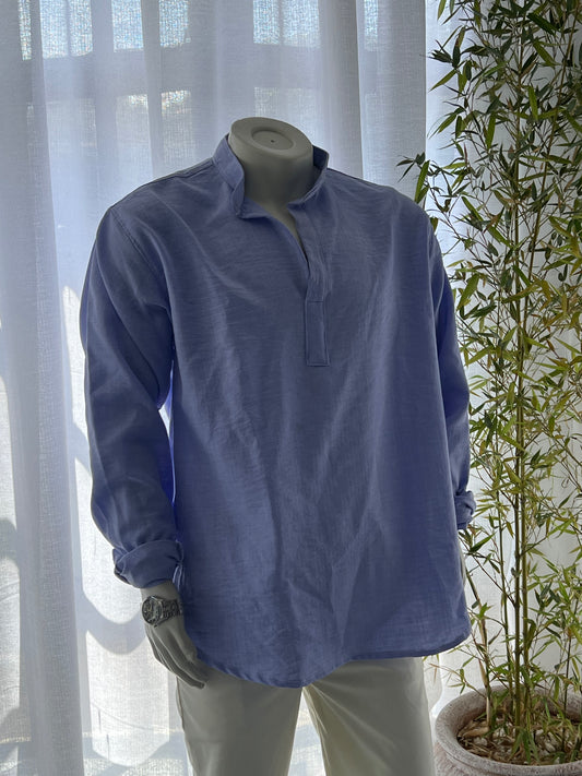 Nomad linen shirt - Light Blue