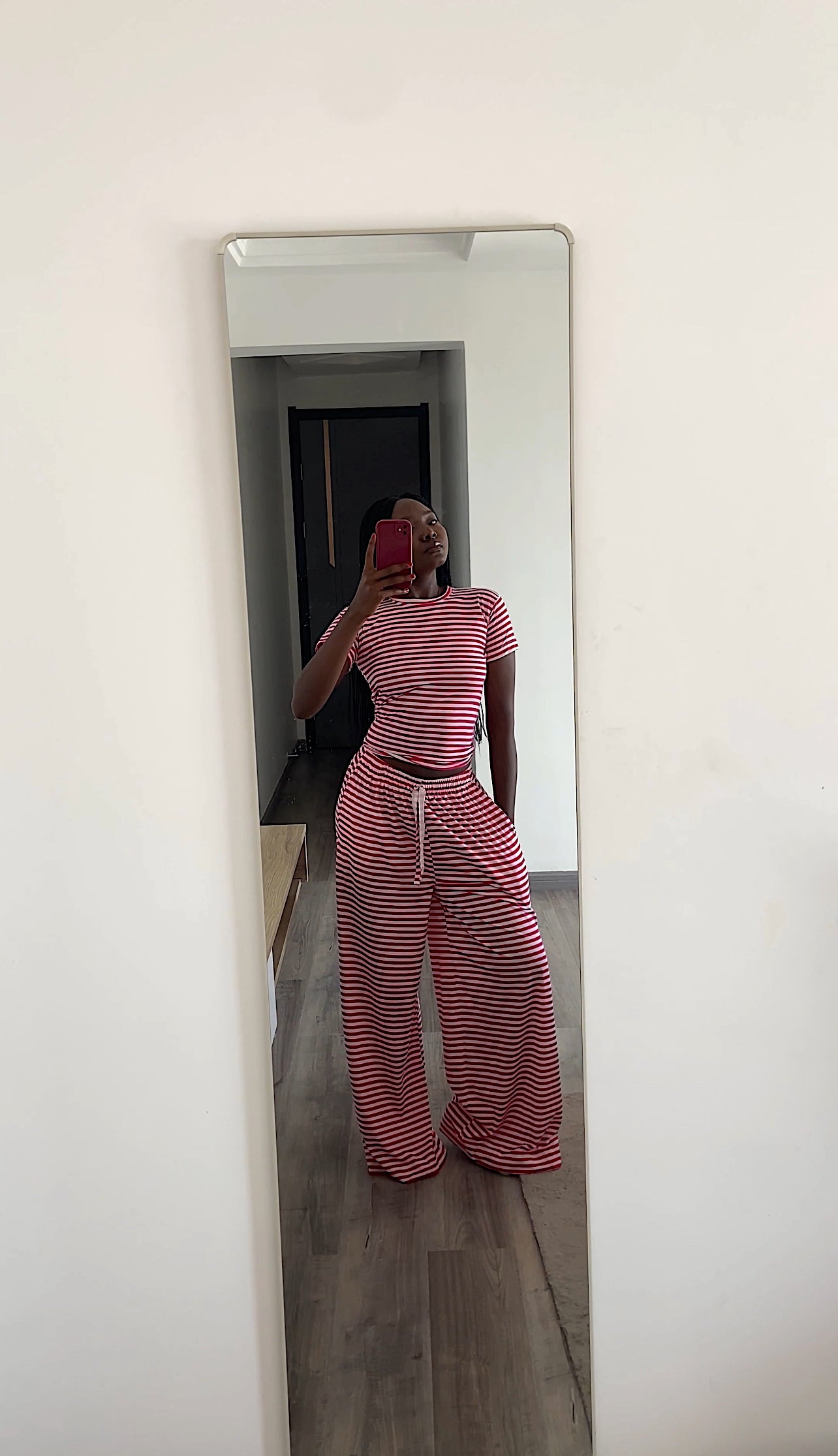 Pink Lounge Stripe Pants