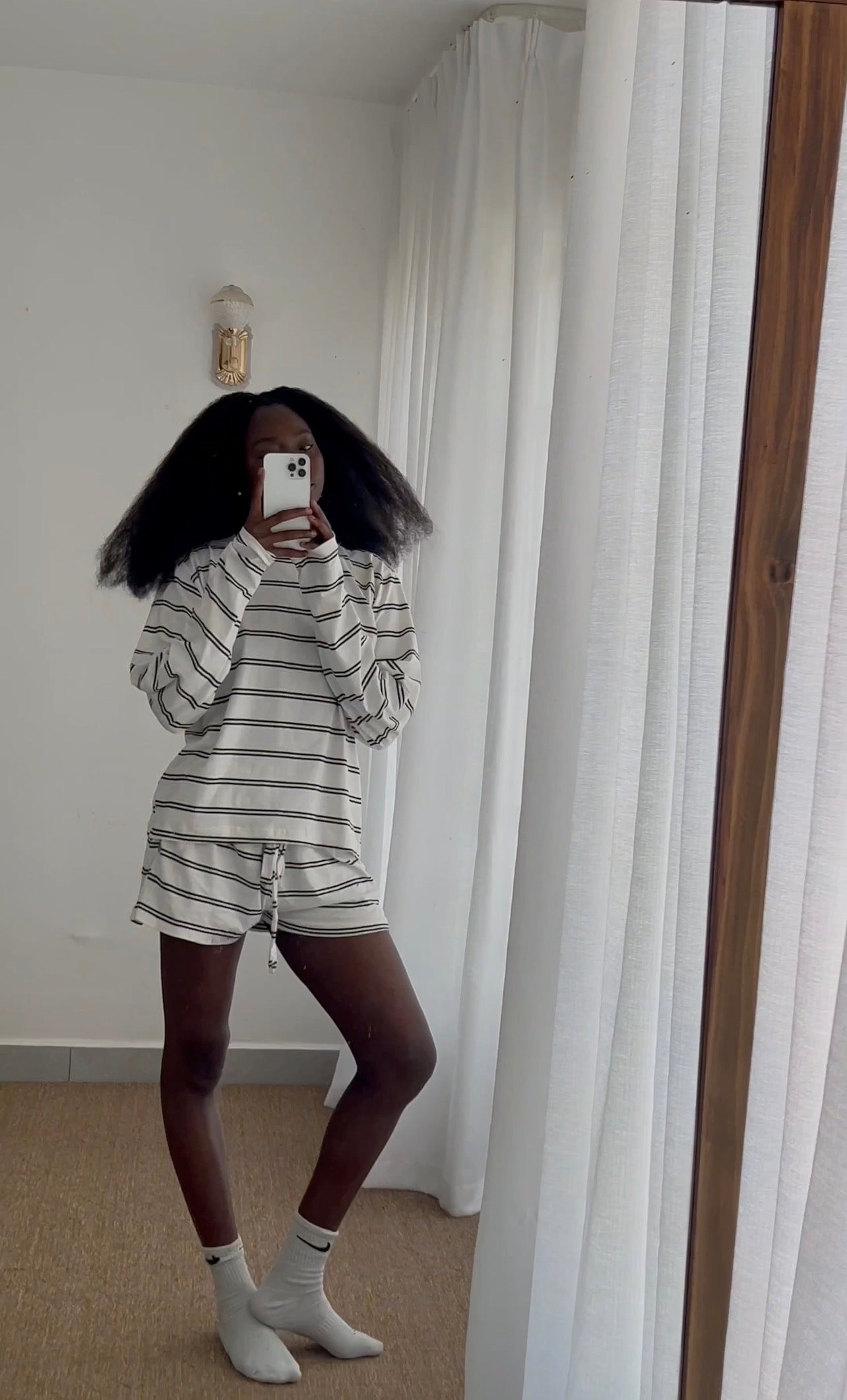 Reset | Stripe long sleeve Tee