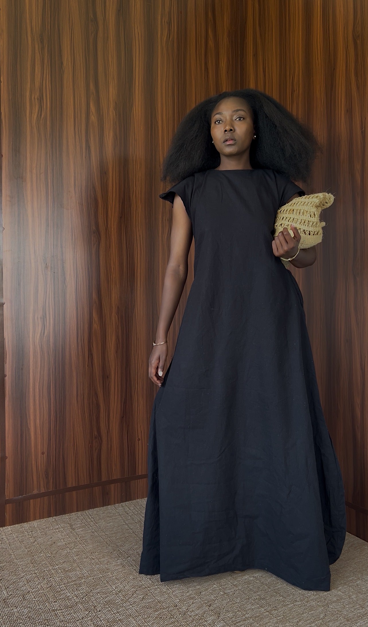 Isla linen dress - Cap Sleeve