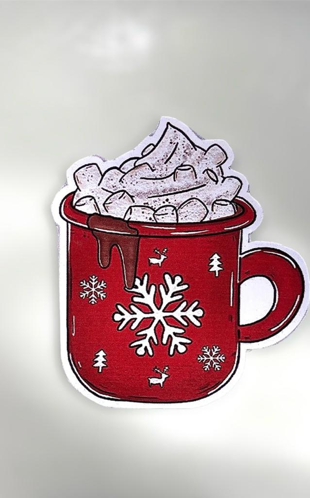 Christmas cup. cinnamon. Marshmallows