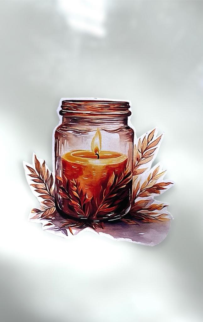 Rustic Glow Jar Candle