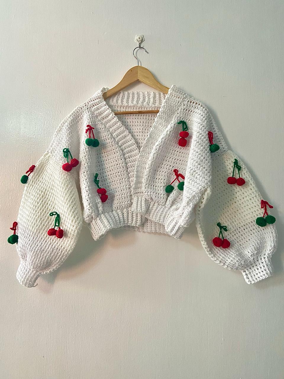 Cherries cardigan