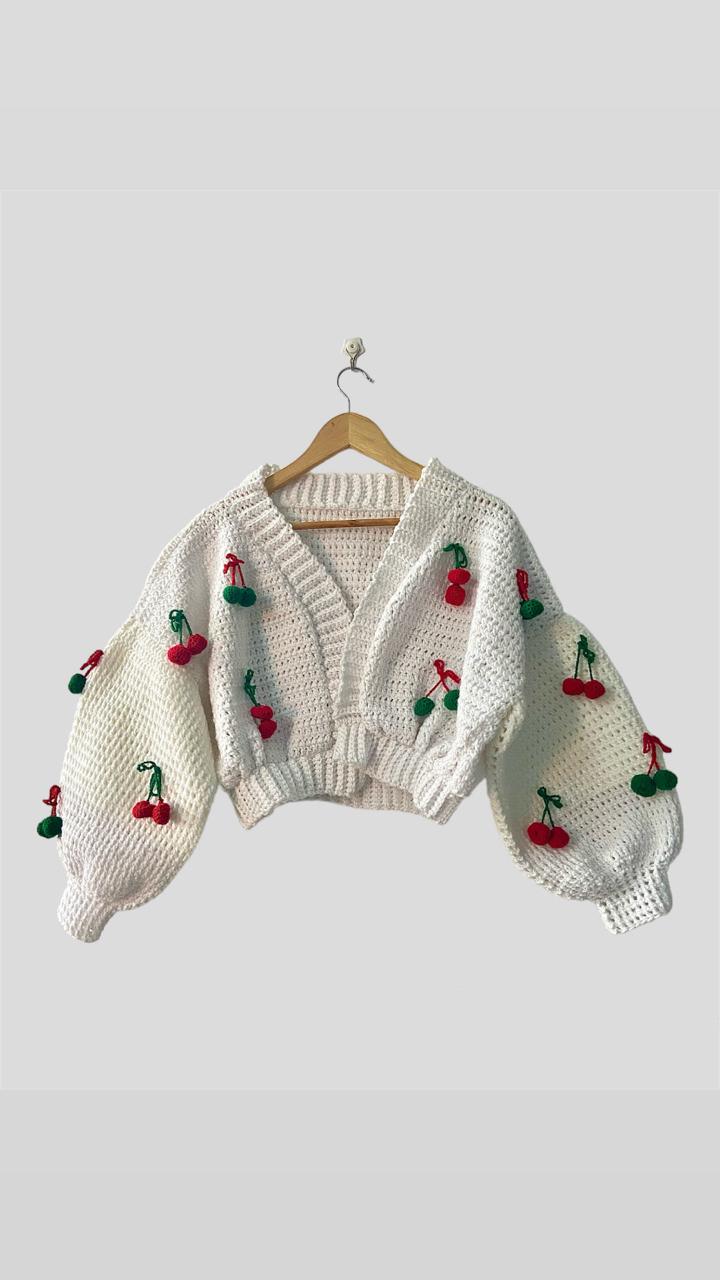 Cherries cardigan